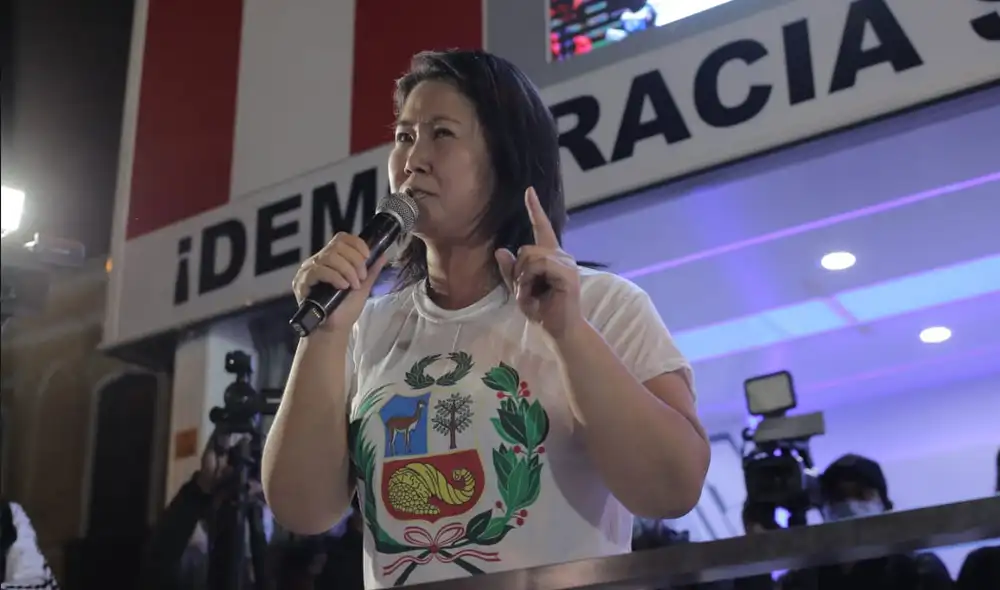 Fujimori postula por tercera vez al cargo presidencial. Foto: John Reyes/La República