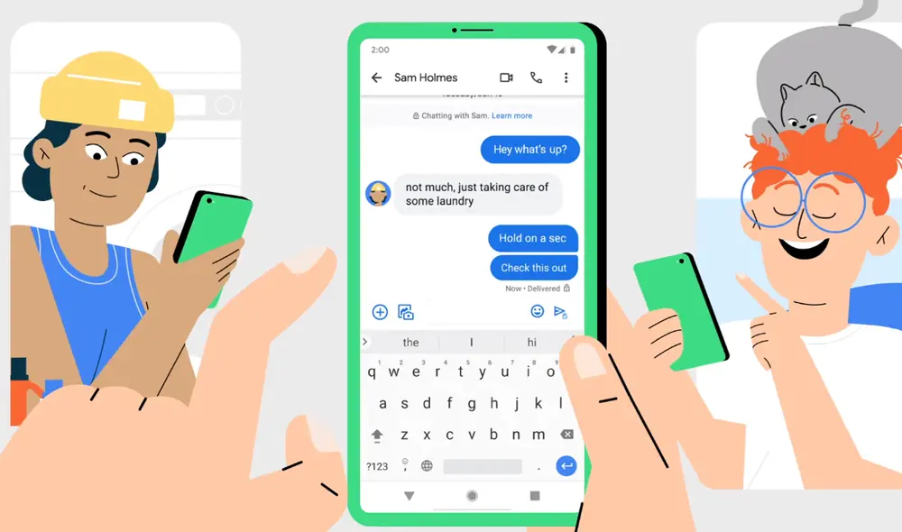 La función estará disponible en conversaciones individuales. Foto: Google