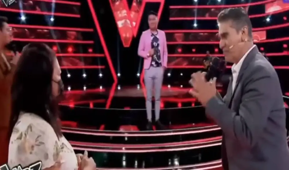 La mujer se mostró muy emocionada por la sorpresa. Foto: captura Latina