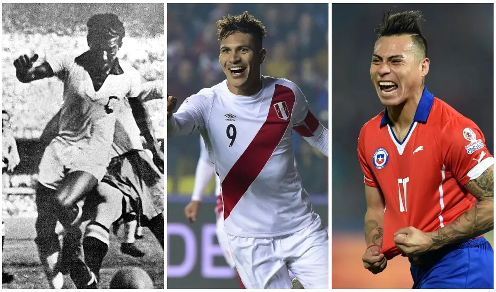 Dos peruanos integran la lista de principales anotadores en la Copa América. Foto: AFP Dos peruanos integran la lista de principales anotadores en la Copa América. Foto: AFP