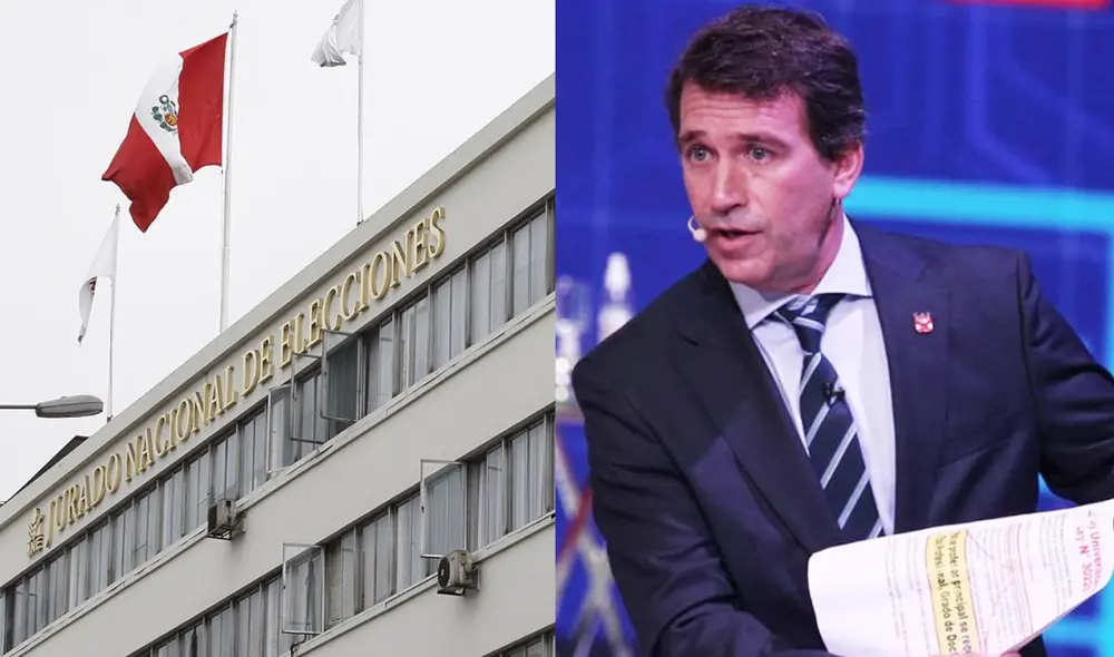 Rafael Santos aceptó que se equivocó en atribuir que el documento era del JNE. Foto: composición/difusión, La República Rafael Santos aceptó que se equivocó en atribuir que el documento era del JNE. Foto: composición/difusión, La República