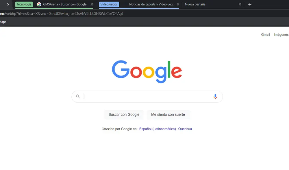 Google Chrome ofrece una función para ayudarte a administrar las páginas con pestañas. Foto: captura de Google