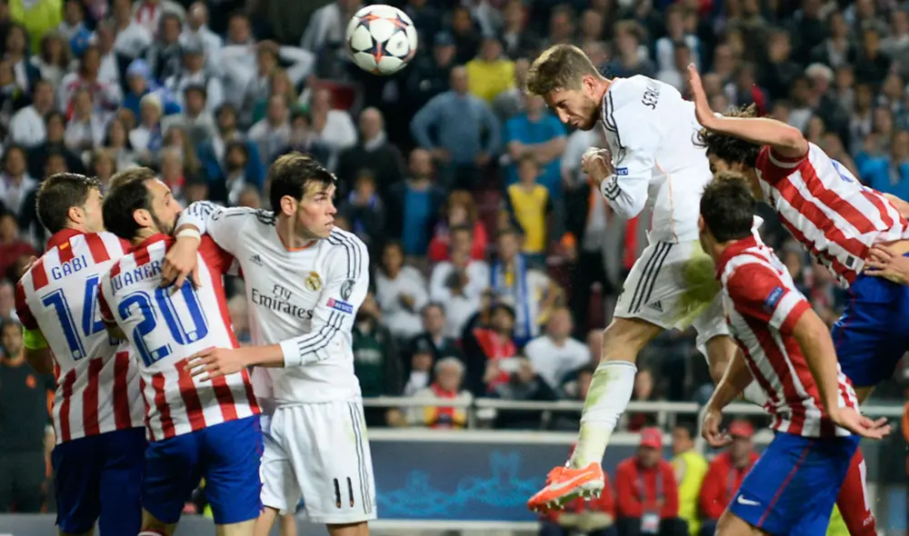 Sergio Ramos y el gol en el minuto 93 por Champions League que marcó un hito en la historia del Real Madrid. Foto: AFP