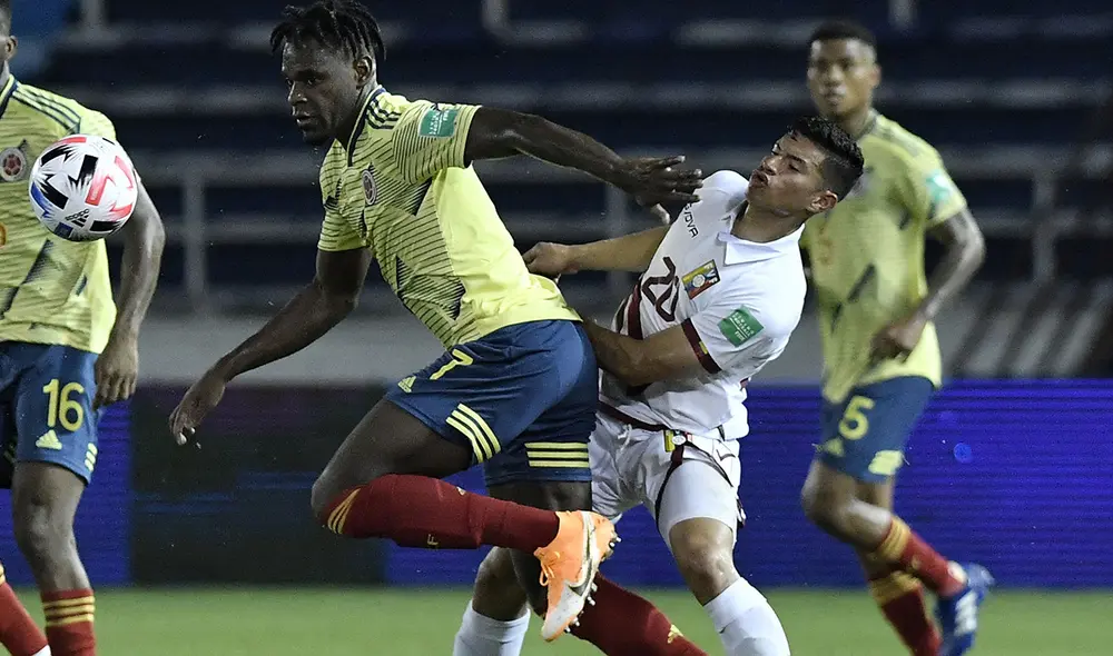 Venezuela no le gana a Colombia desde 2015. Foto: AFP Venezuela no le gana a Colombia desde 2015. Foto: AFP