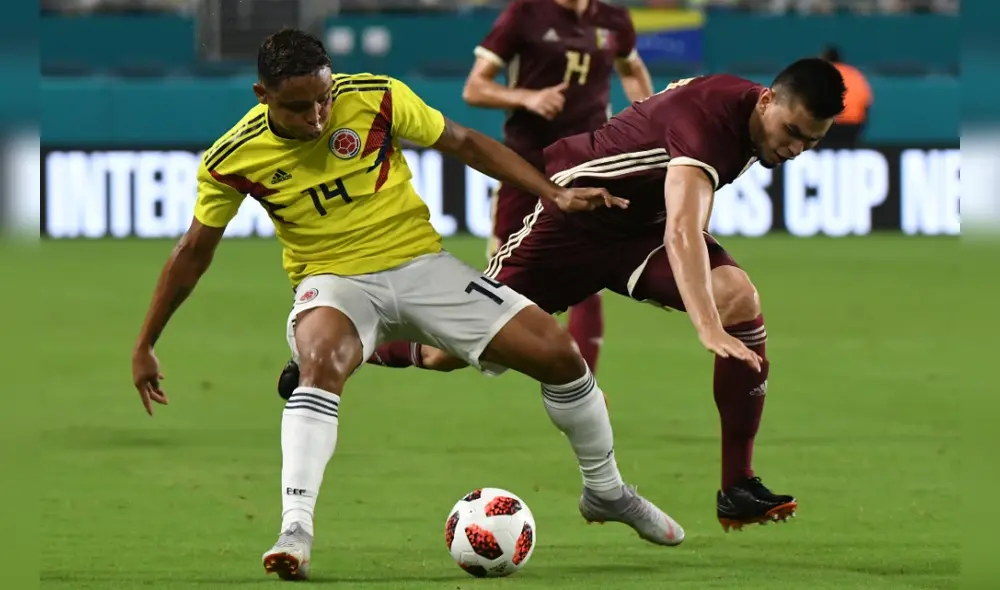 Mira en vivo por streaming el partido entre Colombia y Venezuela. Foto: AFP Mira en vivo por streaming el partido entre Colombia y Venezuela. Foto: AFP