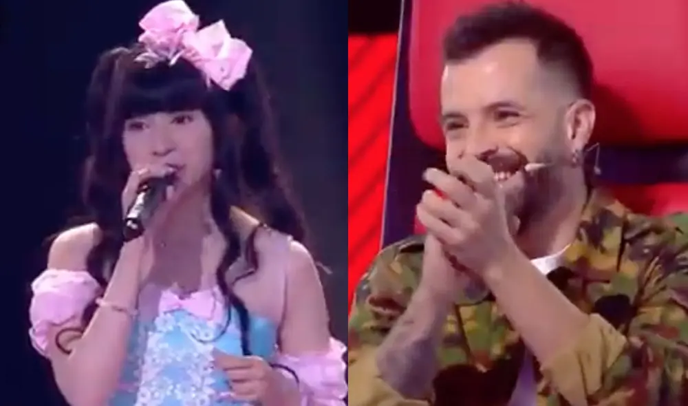 La interpretación de la cantante fue elogiada por Mike Bahia quién confesó ser fan de la cultura japonesa. Foto: Captura / Latina.