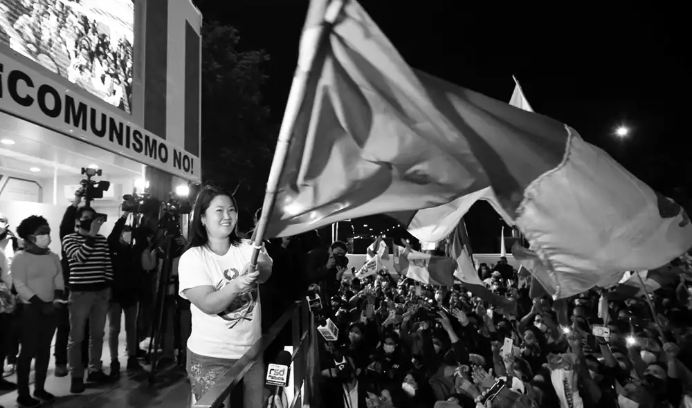 Keiko Fujimori perdería por tercera vez en una segunda vuelta presidencial. Foto: John Reyes/La República
