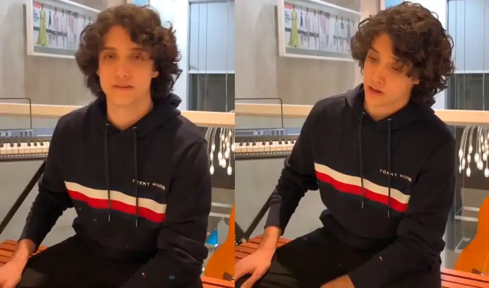 Vasco Madueño se animó a realizar un breve cover de la canción de Pedro Suárez Vértiz, quien se solidarizó con él por los conflictos con su padre Guillermo Dávila. Foto: Vasco Madueño / TikTok