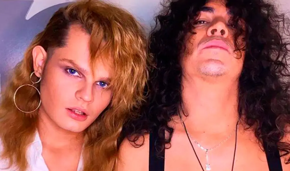 Los jóvenes imitadores de Axl Rose y Slash encantaron a Myriam Hernández, Cristian Riquelme y Antonio Vodanovic en la semifinal de Yo soy Chile. Foto: captura de Chilevisión