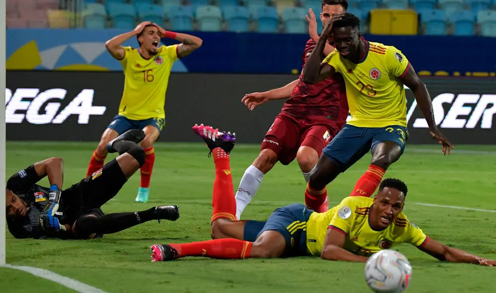 Colombia vs. Venezuela se enfrentaron en la primera fecha de las Eliminatorias Qatar 2022. Foto: EFE Colombia vs. Venezuela se enfrentaron en la primera fecha de las Eliminatorias Qatar 2022. Foto: EFE
