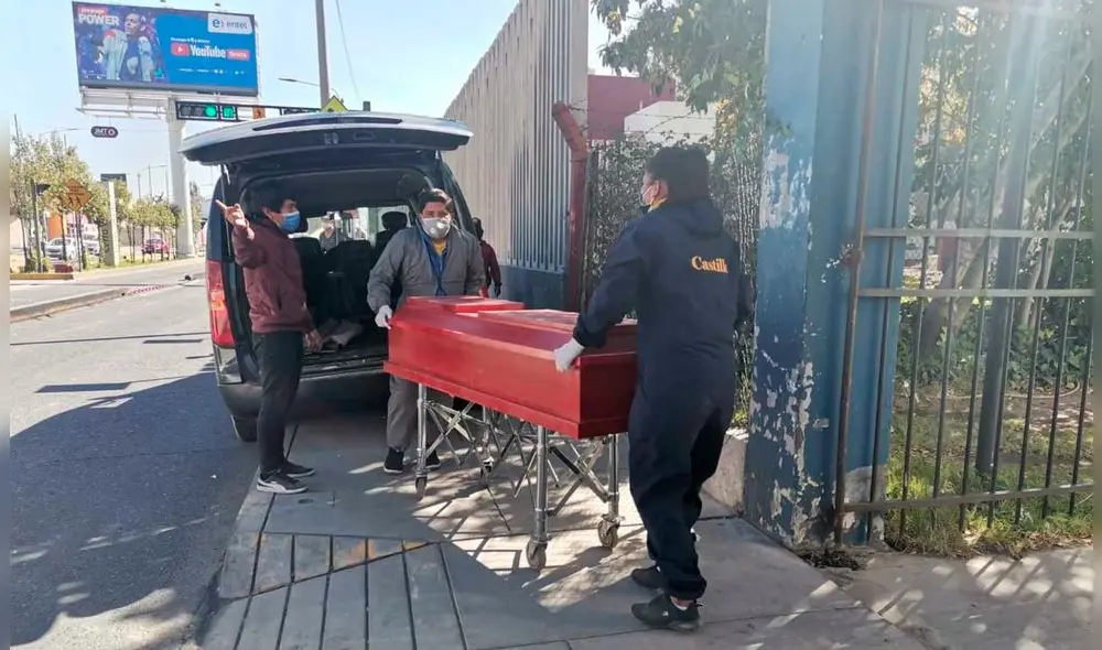 La mañana de este jueves el cuerpo ingresó a la morgue. Foto: La República La mañana de este jueves el cuerpo ingresó a la morgue. Foto: La República
