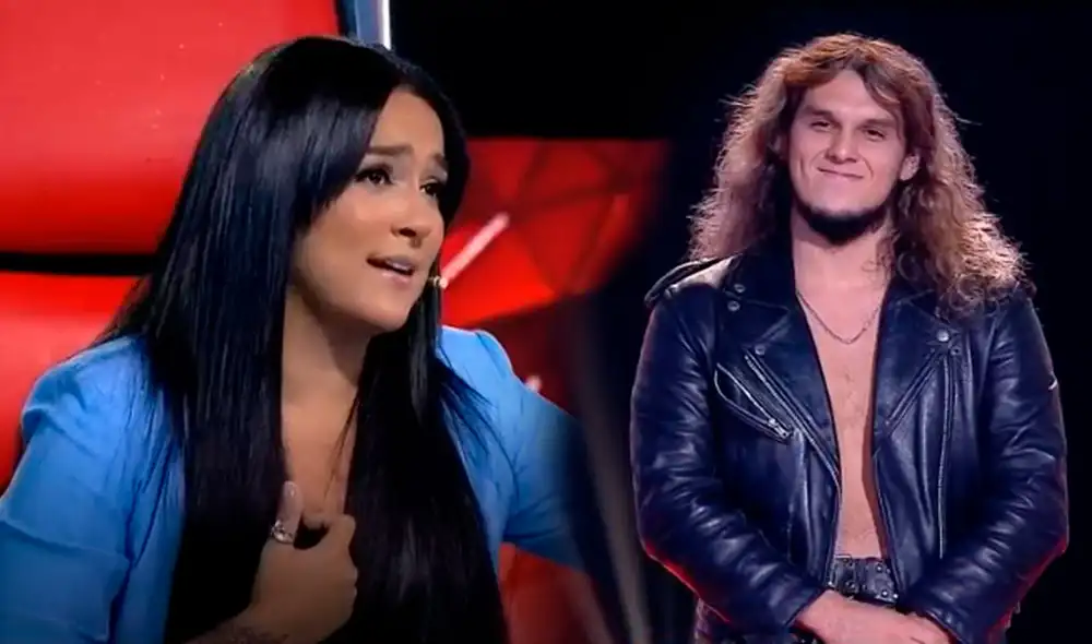 Daniela Darcourt se sintió emocionada por la interpretación de “Gimme! Gimme! Gimme!” (1979) que hizo Sebastián Palma. Foto: captura de Latina Daniela Darcourt se sintió emocionada por la interpretación de “Gimme! Gimme! Gimme!” (1979) que hizo Sebastián Palma. Foto: captura de Latina