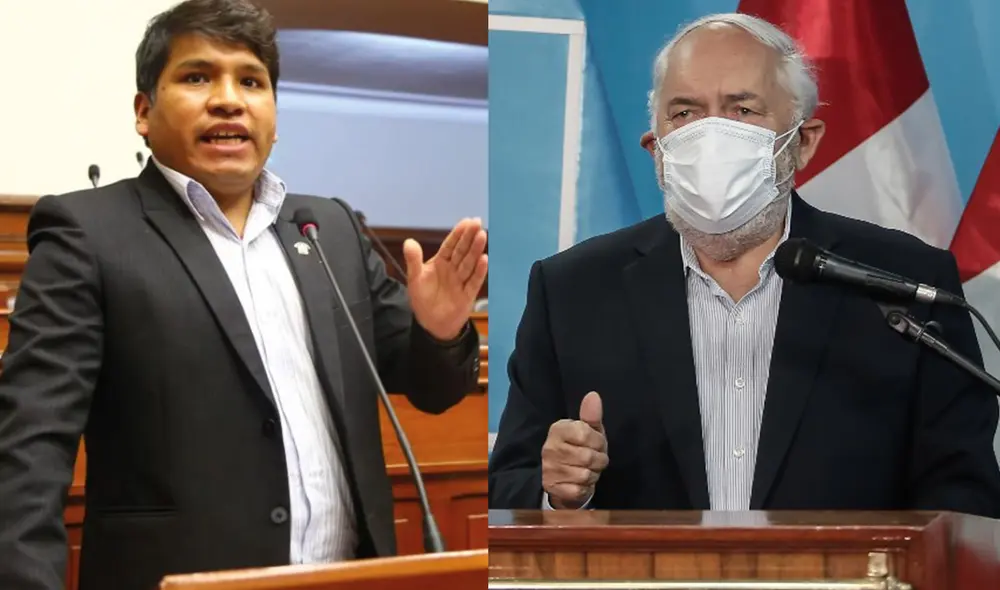 El vocero del Frente Amplio, Yvan Quispe, emitió un oficio a la Fiscalía de la Nación para investigar a Jorge Montoya. Foto: composición/La República
