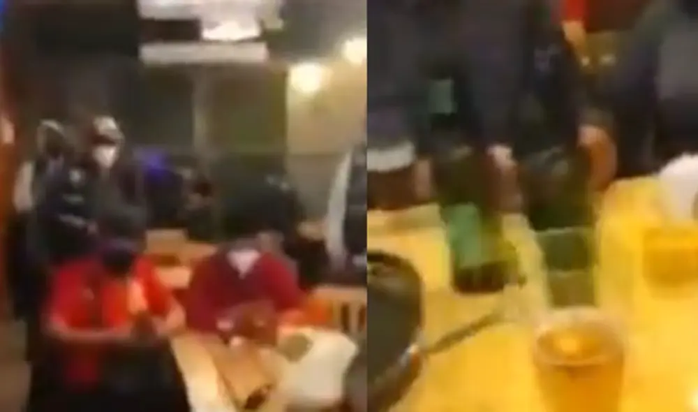 PNP clausuró el local e impuso una multa. Foto: captura de TV Perú