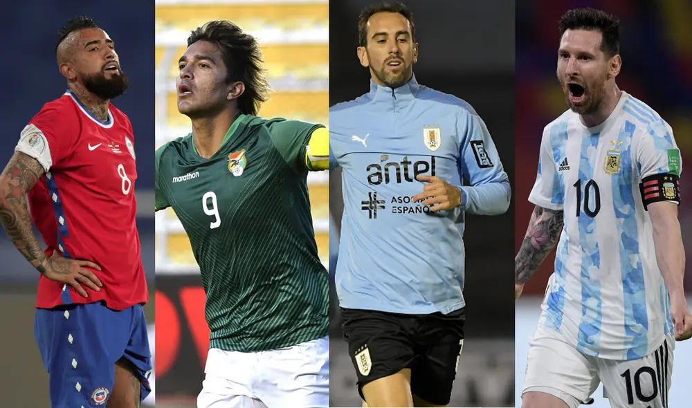 Revisa todos los canales donde podrás ver los partidos de Chile vs. Bolivia y Uruguay vs. Argentina. Foto: composición EFE