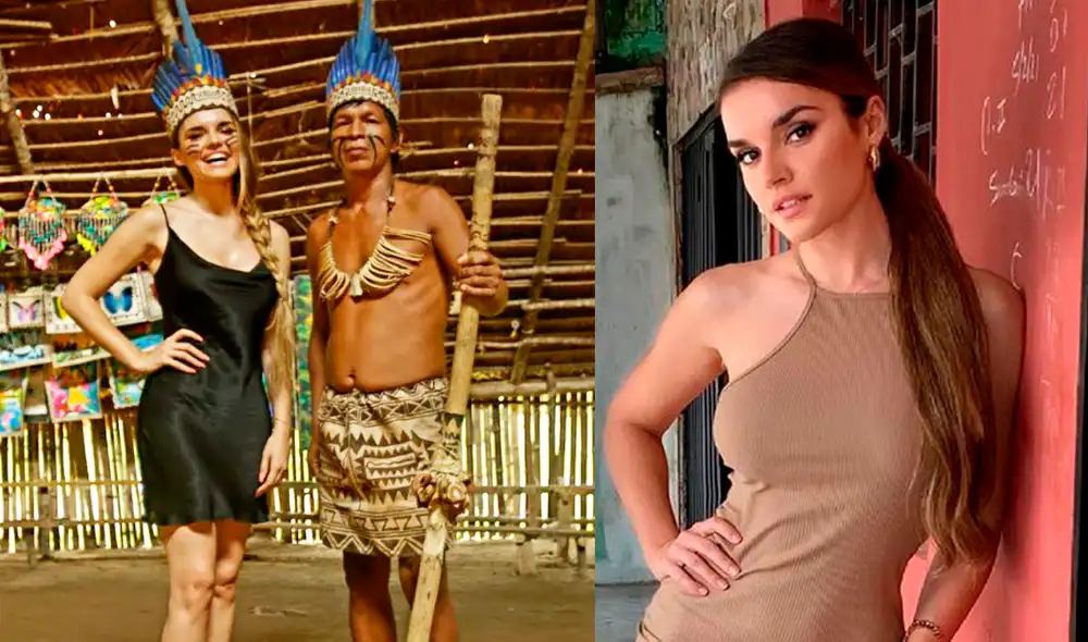 Melody fue despedida entre aplausos por los pobladores indígenas. Foto: difusión / Instagram