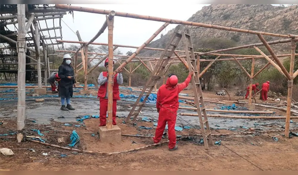 Trabajos de conservación y protección del Complejo Arqueológico Jotoro en Jayanca. Foto: Unidad Ejecutora Naylamp Trabajos de conservación y protección del Complejo Arqueológico Jotoro en Jayanca. Foto: Unidad Ejecutora Naylamp