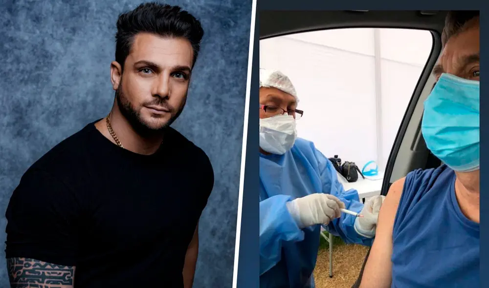 El modelo compartió su alegría por la inmunización de su padre, quien hace unos meses estuvo grave por la COVID-19. Foto: Nicola Porcella/Instagram