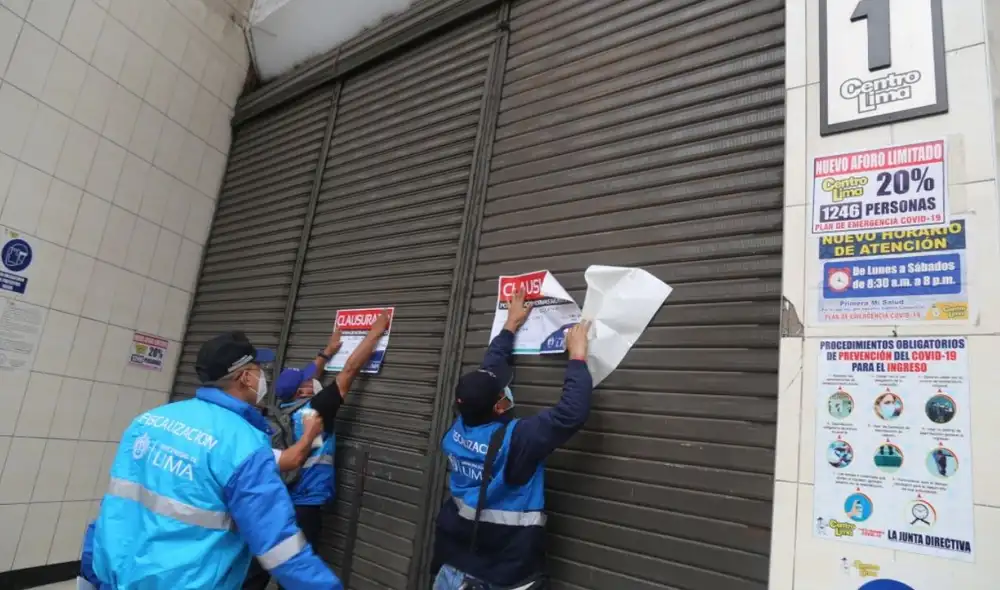La comuna edil sancionó al centro comercial con una multa de 2 UIT, equivalente a S/ 8.800. Foto: Municipalidad de Lima