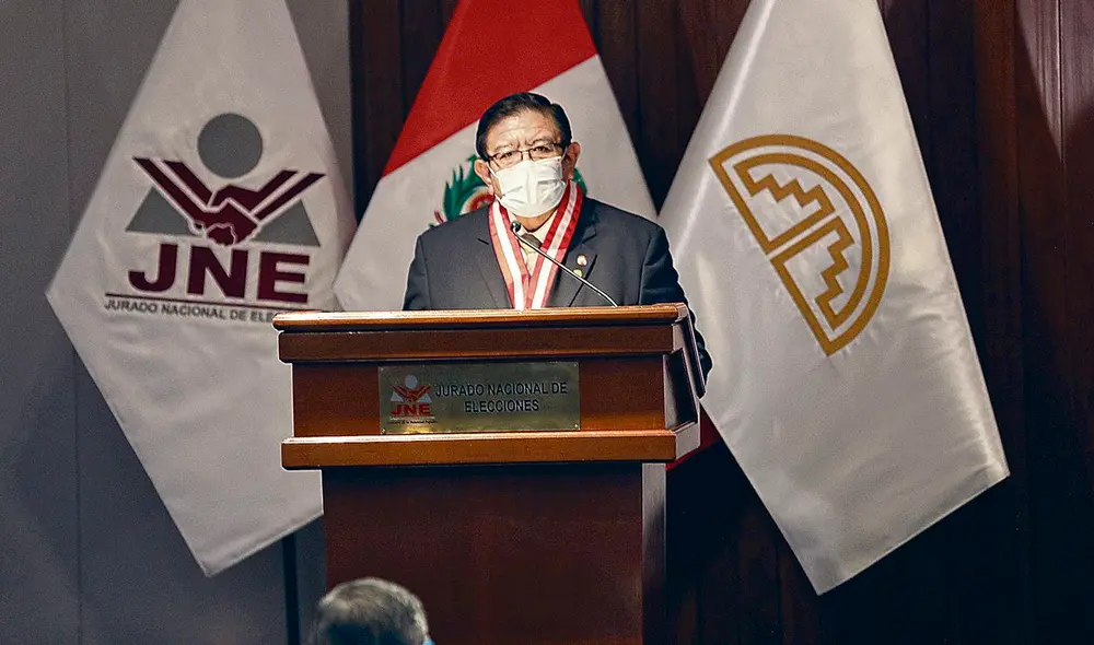 Jorge Luis Salas Arenas es el presidente del JNE. Foto: difusión Jorge Luis Salas Arenas es el presidente del JNE. Foto: difusión