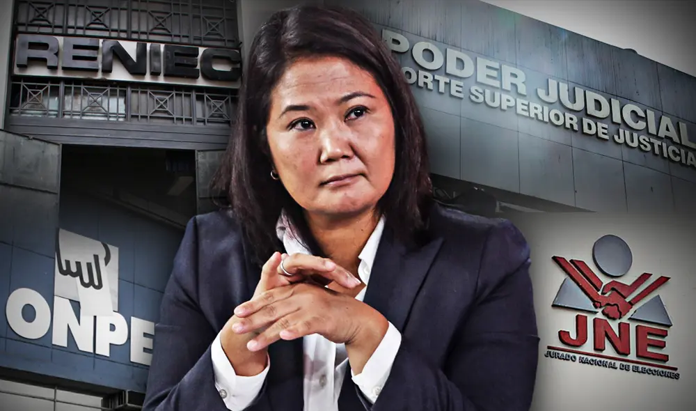 Lejos de reconocer su derrota, Keiko Fujimori continúa buscando argumentos para desprestigiar los resultados de las Elecciones Generales 2021. Foto: composición Fabrizio Oviedo/La República