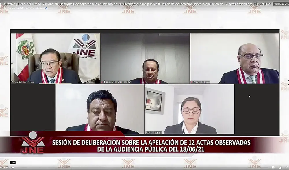 Última instancia. Magistrados del Jurado toman decisiones en audiencias públicas. Foto: difusión