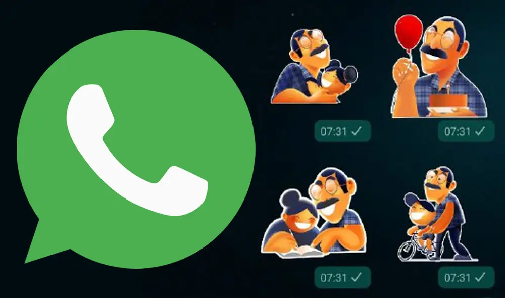 Este pack de pegatinas de WhatsApp solo pesa 8,3 MB. Foto: composición LR