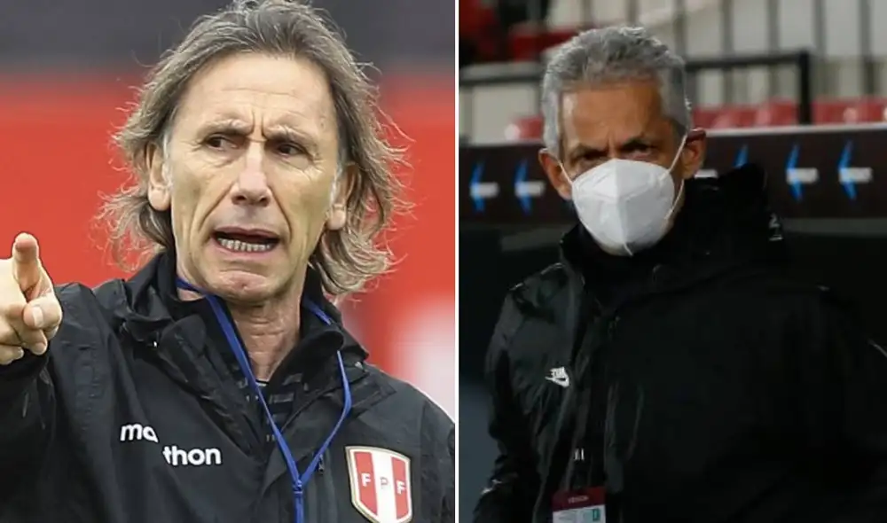 Ricardo Gareca y Reinaldo Rueda vuelven a enfrentarse en menos de un mes. Foto: composición AFP/difusión