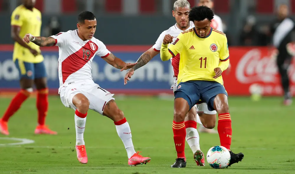 La última vez que se enfrentaron fue durante un partido por las Eliminatorias Sudamericanas Qatar 2022. Foto: EFE