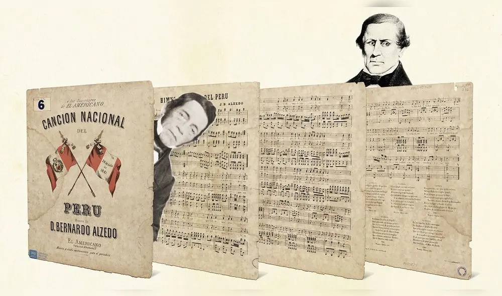 Somos libres, seámoslo siempre. El general San Martín convocó a un concurso para componer el Himno Nacional de la futura República del Perú. El concurso lo ganó el músico mulato José Bernardo Alzedo, con la letra de un criollo iqueño José de la Torre Ugarte. Fue un verdadero hit. Somos libres, seámoslo siempre. El general San Martín convocó a un concurso para componer el Himno Nacional de la futura República del Perú. El concurso lo ganó el músico mulato José Bernardo Alzedo, con la letra de un criollo iqueño José de la Torre Ugarte. Fue un verdadero hit.