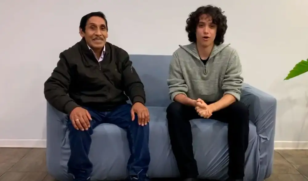 El hijo de Guillermo Dávila sorprende al cantar música andina. Foto: captura/Instagram