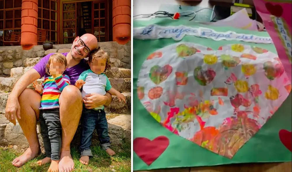 En el clip se puede observar a los gemelos, que nacieron el 26 de abril del 2019, mostrando sus obras de arte a la cámara. Foto: composición Instagram En el clip se puede observar a los gemelos, que nacieron el 26 de abril del 2019, mostrando sus obras de arte a la cámara. Foto: composición Instagram