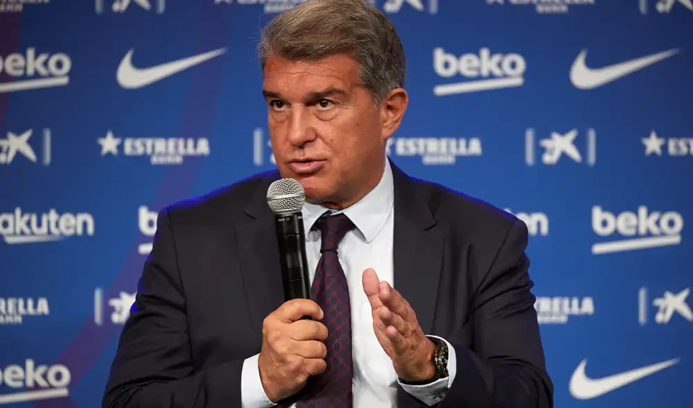 Laporta asume su segundo periodo como presidente del Barcelona. Foto: EFE