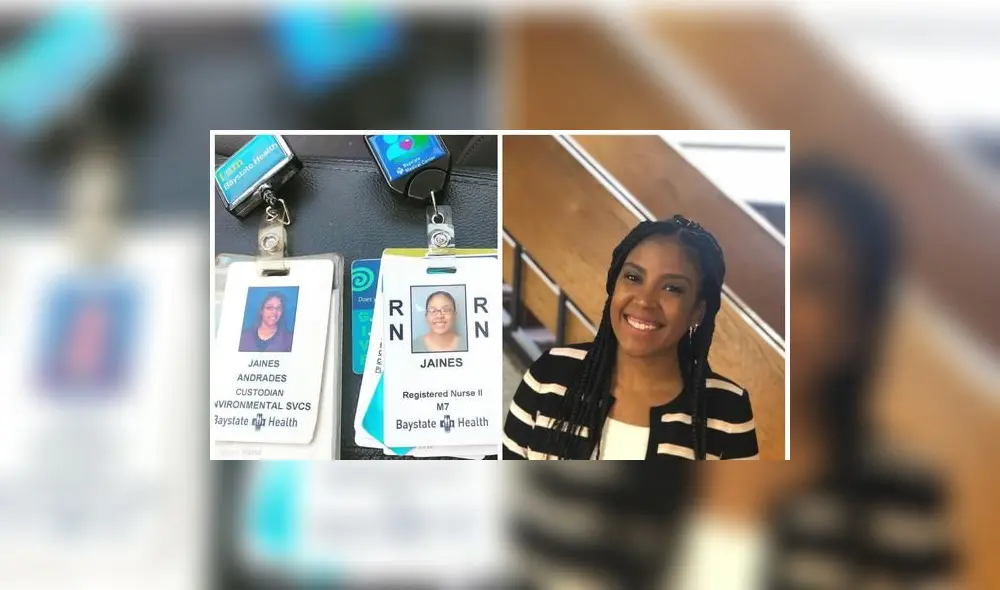 Jaines indicó que su aventura en el hospital de Springfield comenzó cuando recibió una llamada para una entrevista. Foto: captura de Facebook