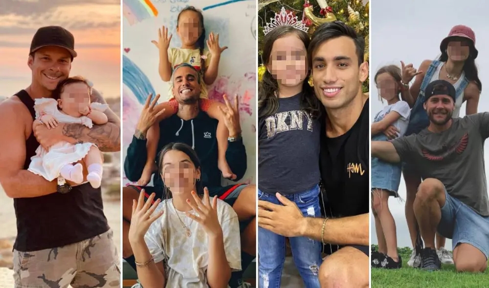 Competidores de EEG expresaron su alegría y orgullo por su labor paternal en las diferentes plataformas. Foto: composición/Instagram