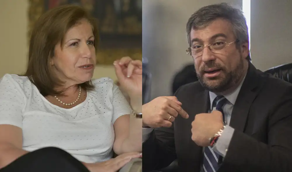 Lourdes Flores aseguró que el jefe de la ONPE, Piero Corvetto, "se comporta como un ladrón". Foto: composición/La República