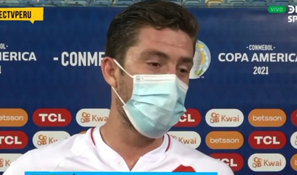 Santiago Ormeño ingresó en los minutos finales del encuentro. Foto: captura de video/DirecTV Sports