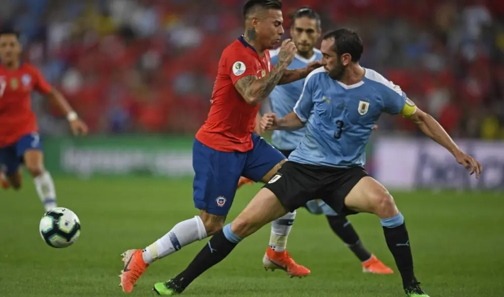 Chile se vuelve a enfrentar a Uruguay en una Copa América. Foto: EFE. Chile se vuelve a enfrentar a Uruguay en una Copa América. Foto: EFE.
