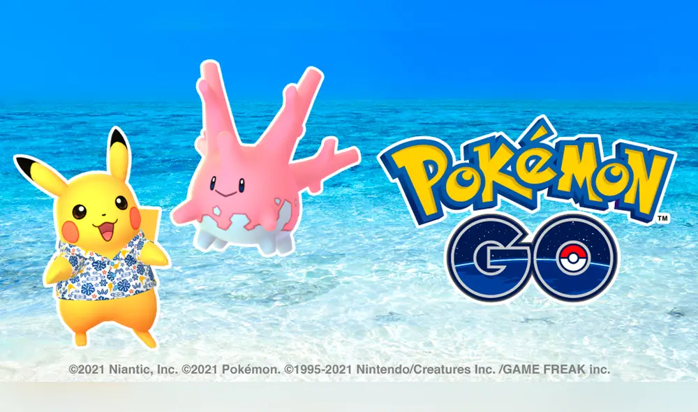 Pikachu con camisa kariyushi aparecerá el 22 de junio para los jugadores de Pokémon GO en Okinawa, Japón. Foto: Niantic