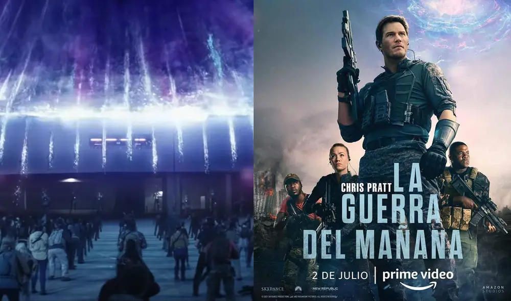 La cinta de ciencia ficción viene cargada de viajes en el tiempo y alienígenas. Foto: composición/captura de Youtube/Amazon Prime Video