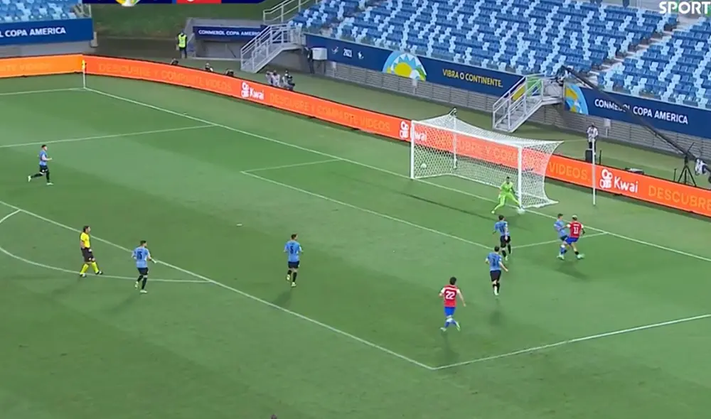Eduardo Vargas lleva dos goles en esta Copa América. Foto: captura de video/DirecTV Sports