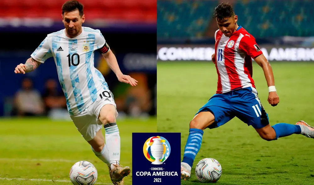 Argentina y Paraguay se ven las caras en una Copa América después de dos años. Foto: composición/EFE
