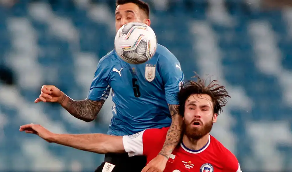 Chile recibe a Uruguay por la última fecha de las Eliminatorias Qatar 2022. Foto: AFP