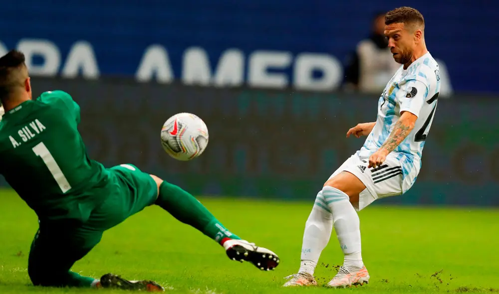 Con la victoria, Argentina es líder del Grupo A. Foto: EFE Con la victoria, Argentina es líder del Grupo A. Foto: EFE