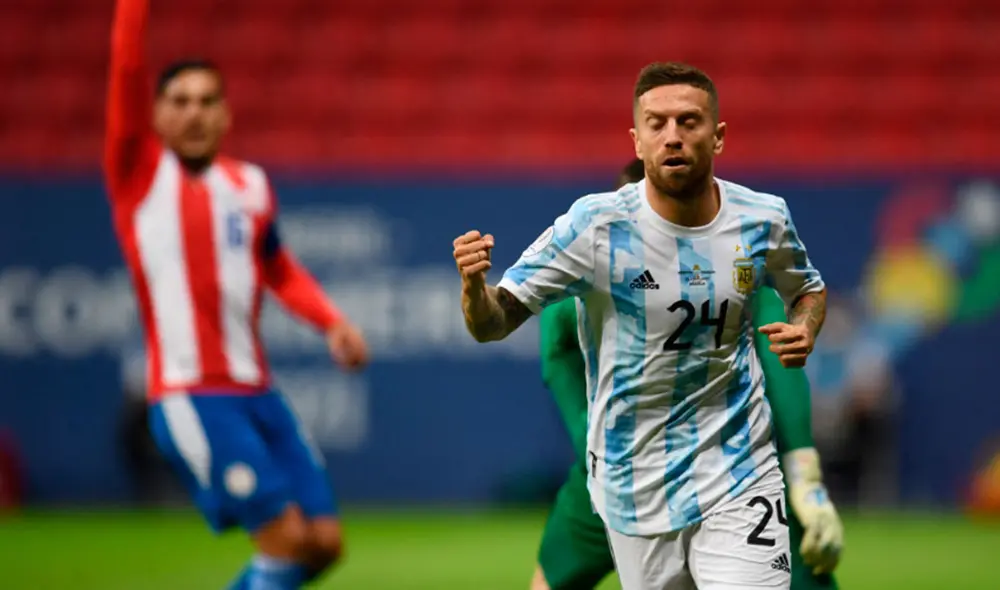 Argentina derrotó por la mínima a Paraguay por Copa América gracias al gol del 'Papu' Gómez. Foto: AFP Argentina derrotó por la mínima a Paraguay por Copa América gracias al gol del 'Papu' Gómez. Foto: AFP