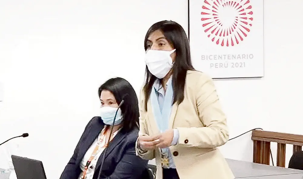 Acusada. Keiko Fujimori afirmó que sí es respetuosa del sistema judicial y que el pedido del fiscal era arbitrario e injusto. Foto: difusión