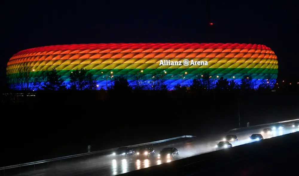 UEFA propuso realizar este gesto en otras fechas. Foto: AFP