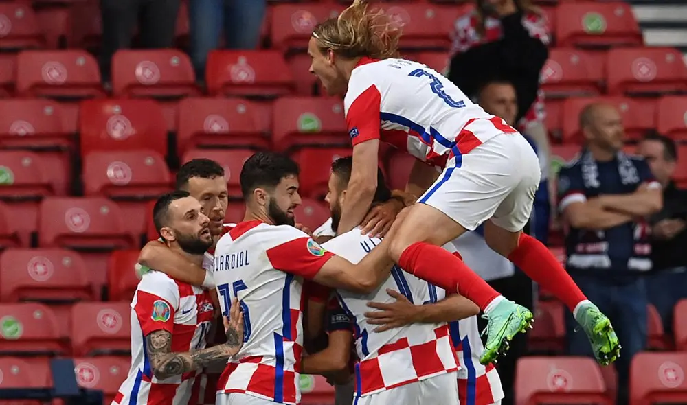 Con esta victoria, Croacia se clasifica como segundo del grupo D de la Eurocopa 2021. Foto: AFP/Paul Ellis