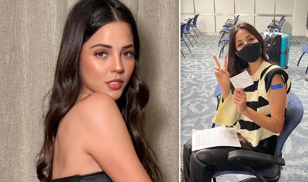 Luciana Fuster resaltó el hecho que, tras su vacunación, hay una dosis libre en el Perú para otra persona. Foto: composición Instagram