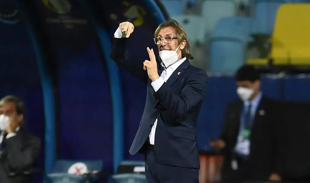 Ricardo Gareca habló sobre el partido entre Perú y Ecuador por la Copa América 2021. Foto: AFP